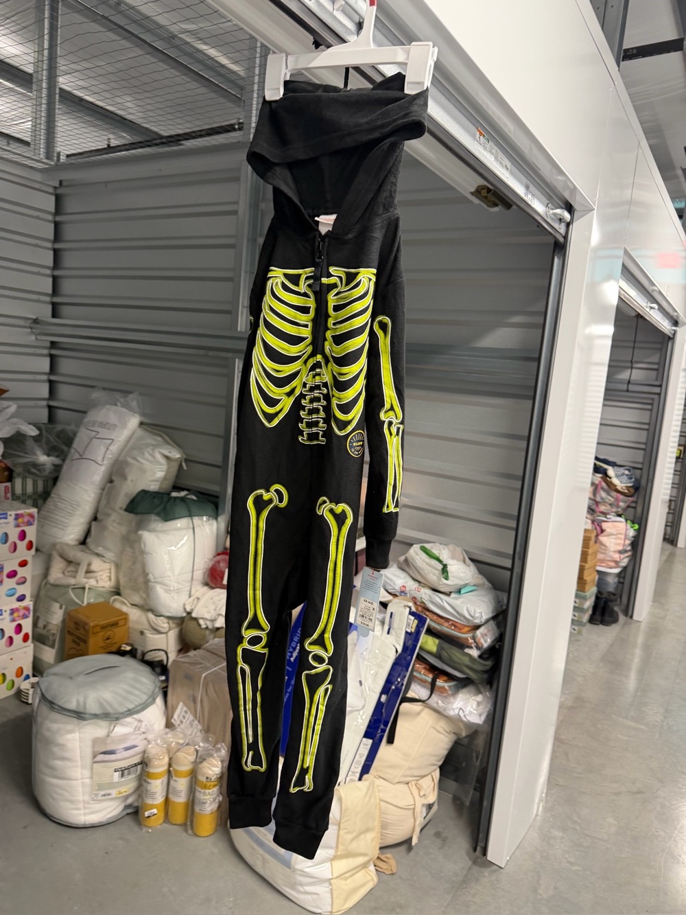 Cat and Jack extra small 4/5 skeleton Halloween costume one piece new with tags
